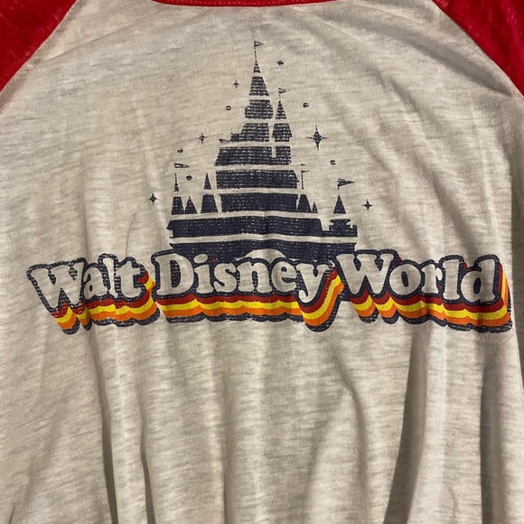 Walt Disney World Graphic Tee with Tie in front - Picture 2 of 6
